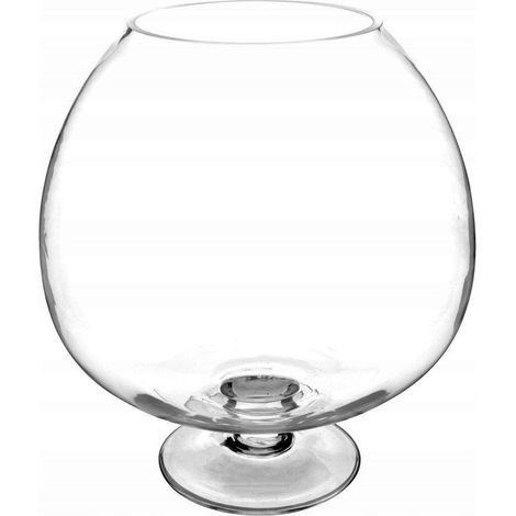 Vaso Atmosphera trasparente 32 cm in vetro chic contemporaneo