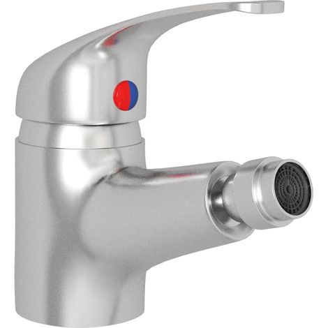 Mitigeur de bidet de salle de bain 12 cm argenté (1/4)