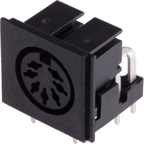 Connecteur DIN RS PRO, 7 contacts, Femelle, Traversant, A souder ( Prix pour Paquet de 5 )