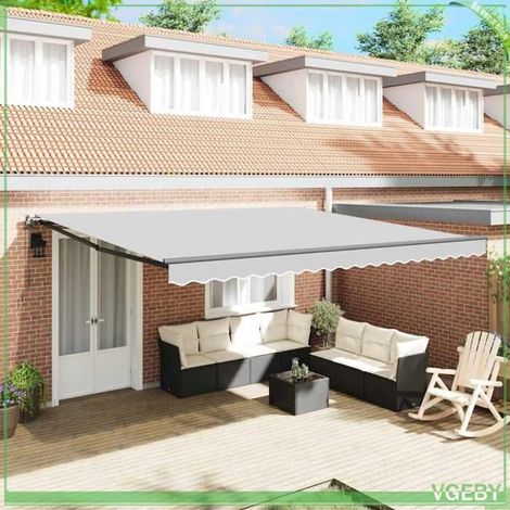 Auvent - 313236 - Anthracite - Métal - 4,5 x 3,5 m (1/5)