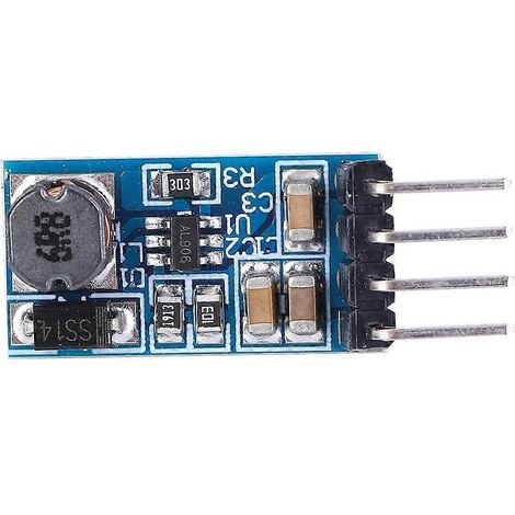 2 Stück Step-Up-Modul, ultrakleine Aufwärtswandlerplatine, DC/DC 3,3 V, 3,7 V, 4,5 V, 5 V auf 12 V