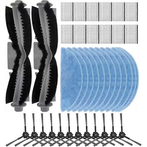 Pour Cecotec Conga Y50 X-Treme/Y50 pour Conga Y70 Genesis/Y70 aspirateur brosses principale/latérale filtre HEPA (1/5)