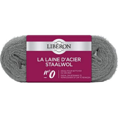 LIBERON Lana d'acciaio n° 0 - Pulizia - 3 x 30 g