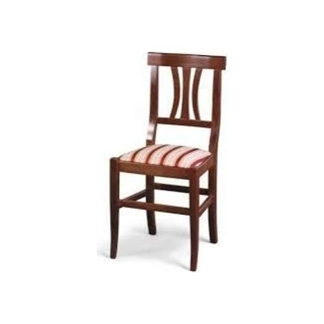 SEDIA ARTE POVERA LISERE BORDEAUX 43X45XH91CM IN F