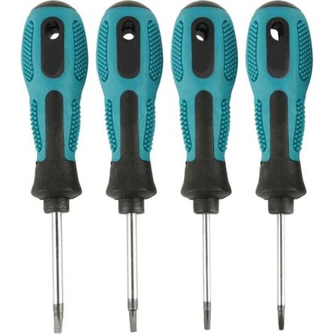 Set of 4 Magnetic Multifunction Triangular Screwdrivers Precision Tools (1/4)
