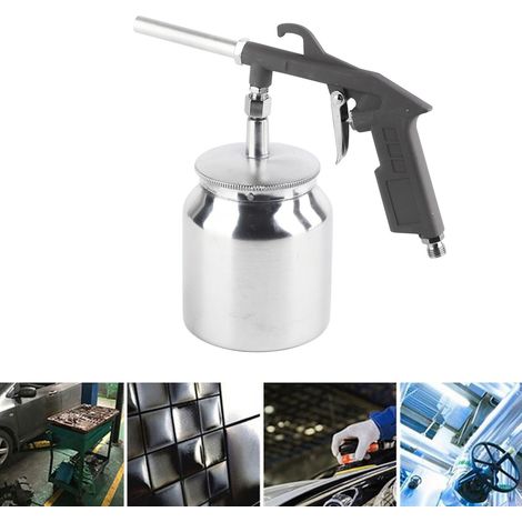 Pistolet de sablage à air comprimé, kit complet pour nettoyage et décapage haute performance