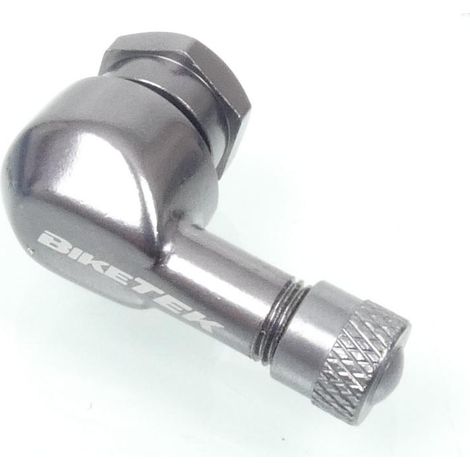 alu-ventil Ø11.3mm zum schrauben abgewinkelt 90° biketek gun (1/4)