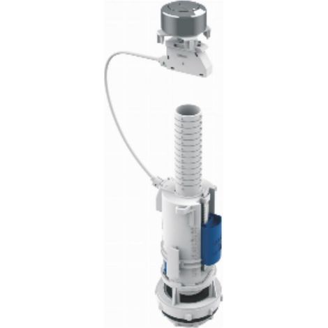 FPLUS descargador doble pulsador cable denia , El descargador modelo Dénia de doble descarga de Idrospania está fabricado con materiales plásticos de alta calidad y anticalcáreos.