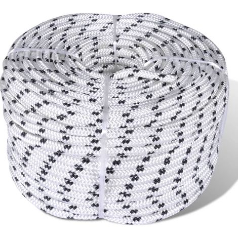 Geflochtenes Tauwerk Bootsleine Polyester 12 mm x 50 m
