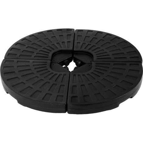 Base de parasol carrée détachable en plastique PE résistante aux intempéries (1/5)