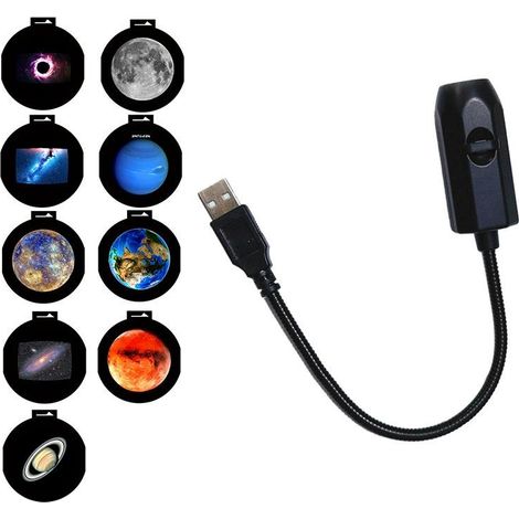 Projecteur de ciel étoilé LED avec lune, USB (1/5)
