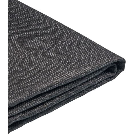 Bed Frame Cover FITOU 140 x 200 cm Black (1/5)