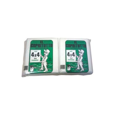 TELO COPRITUTTO NEUTRO MT.4X4 PESANTE- - mt.4x4 gr.400 - 20 confezione CP