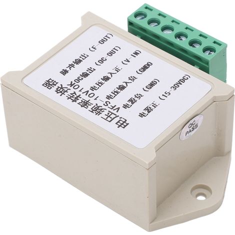Module convertisseur tension fréquence boîtier ABS 0-10V entrée sortie onde carrée 0-10KHZ (1/5)