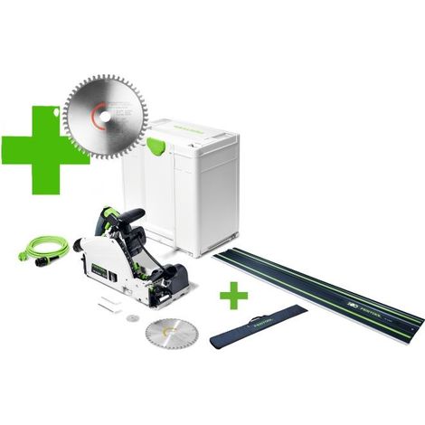 Sierra de inmersión incisora FESTOOL TSV 60 KEBQ-Plus Master Edition + FS 1400/2 BL + FS-BAG 1400 - 578197A (1/4)
