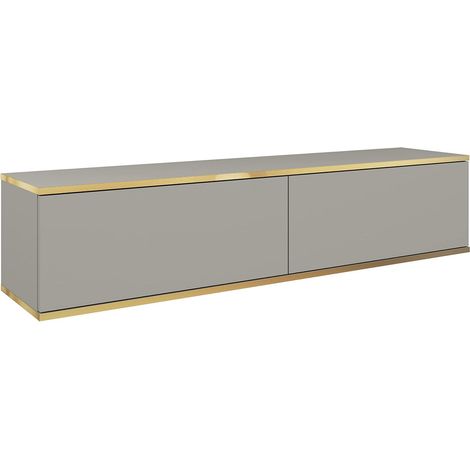 Mobile TV, Grigio, 135 x 30 x 32 cm, apertura push-to-open (1/5)