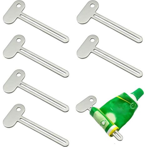 Pince à tuyau Lot de 6 Acier inoxydable Extraction complète Salle de bain et cuisine Argenté 8,3 cm (1/4)