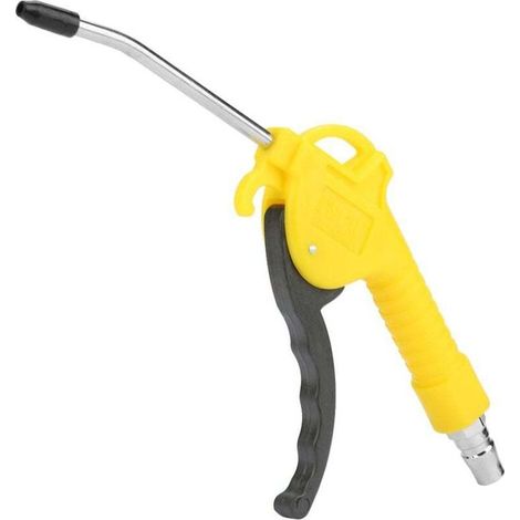 Pistolet de Soufflage Pneumatique en Alliage d'aluminium, S'adapte aux Accessoires de Compresseur d'air Outil de Nettoyage de Souffleur de Poussière-Crezuo (1/4)