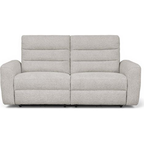 Deco In Paris – Canapé relax 3 places électrique en tissu bouclette beige – Système de relaxation intégré – Confort optimal pour moments de détente (1/5)