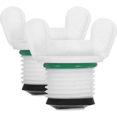 Lot de 2 petits bouchons de rechange pour bouillotte, bouchons étanches pour fermeture hermétique