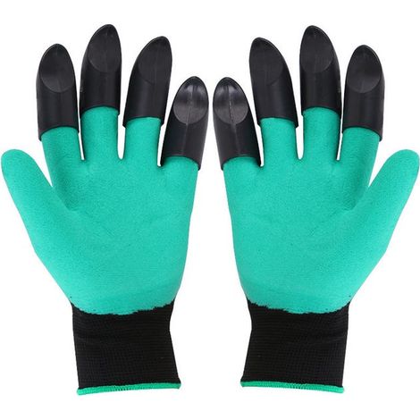 royaluxe - Gants de jardinage durables de style griffe - imperméables et résistants aux rayures - pour creuser, planter et désherber en toute simplicité (1/5)