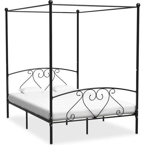 Maison Exclusive - Estructura cama con dosel sin colchón metal ne (1/5)