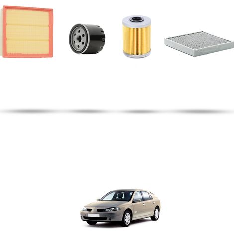 Kit tagliando 4 filtri compatibile con Renault Laguna II 1.9 dci 81kw dal 2005 (1/5)