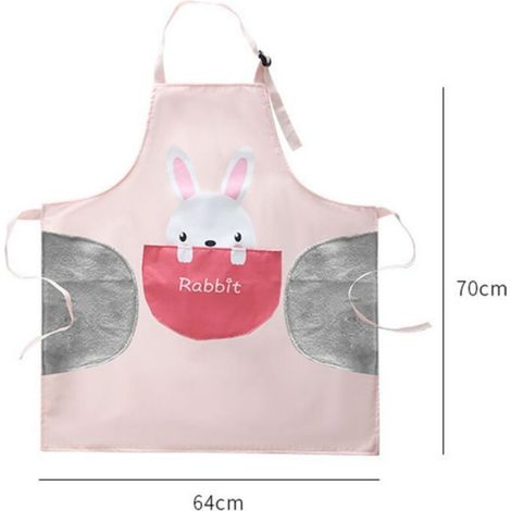 Tablier De Cuisine - Imperméable 3 En 1 - Sans Manches - Avec Serviette Intégrée Et Poches - Taille Unique (1/5)