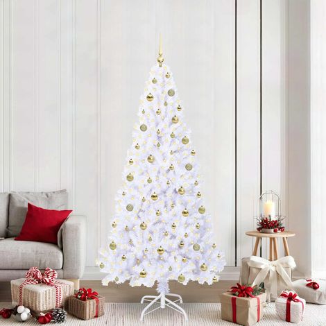 vidaXL Árbol de Navidad artificial con 300 LED 210 cm PVC y Acero (1/5)