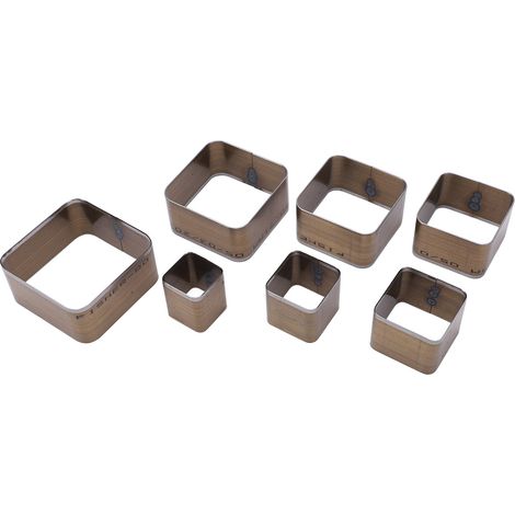 Moules de découpe du cuir sur mesure, moules de découpe laser, moules de découpe pour pendentifs carrés arrondis, couteaux importés A13 (1/5)