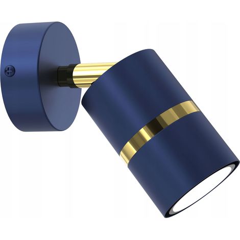 SPOT VERSTELLBARE DECKENLEUCHTE TUBA LOFT MARINEBLAU