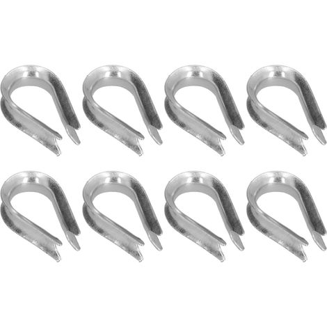 50 Pièces Manchons Câble Acier Inoxydable pour Gréement Marine et Construction Navale (Diamètre 4mm) (1/5)