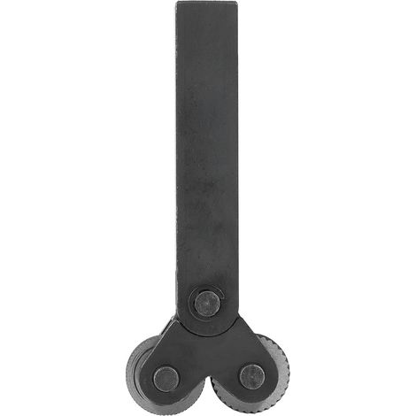 Jeu de 7 outils de moletage en acier, molette diagonale double, moletage linéaire, pas de 0,5 mm, 1 mm et 2 mm (1/5)