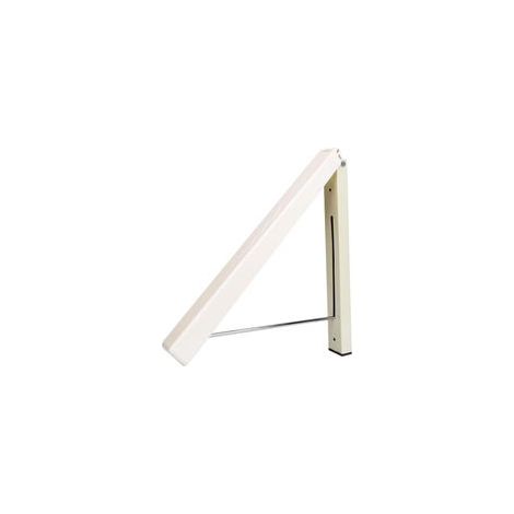Teleskop-Kleiderbügel, Wand-Kleiderbügel, Klapp-Kleiderbügel, einfach zu montierende, tragbare Kleiderbügel, maximale Tragkraft 5 kg (Kunststoff, einlochig). – Crezuo