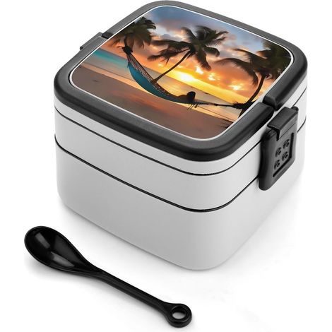 Hamac de plage adulte Sunset Coconut, empilable, boîte à bento (1/5)