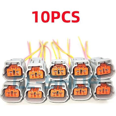 2-poliger Baggerstecker und -stecker, kompatibel mit Kubota Motorstopp-Magnetventil und Nebelscheinwerferstecker DJ7024-2.2-216195-0006 (1/5)