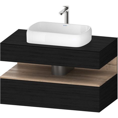 Lavabo consola Collection One de Duravit, 1 extraíble, 1 cajón,