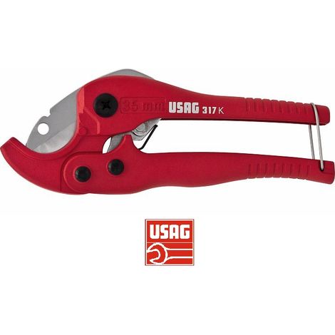 USAG 317 K TAGLIATUBO TAGLIATUBI CESOIA PER TUBI PROFILATI PLASTICA PEX PEHD PVC (1/2)