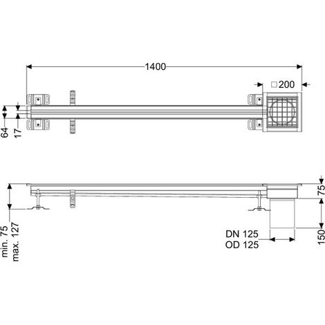 KESSEL 6102141 Caniveau fente Ferrofix