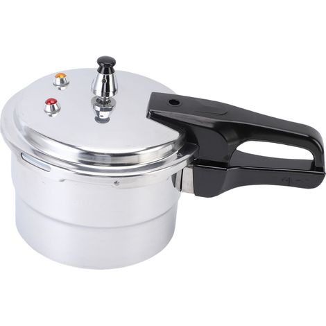 Explosionsgeschützter 3-Liter-Aluminium-Schnellkochtopf, schnelles Kochen, mit Dampfkorb, ideal zum Kochen. (1/5)
