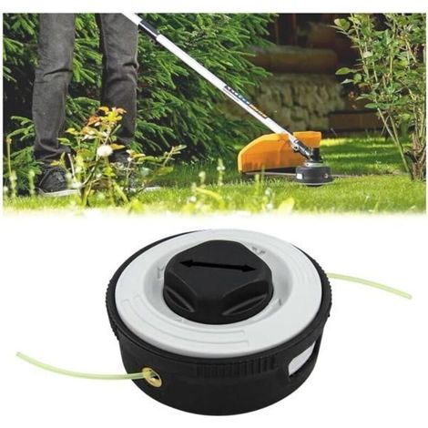 Universal brushcutter head with sturdy steel knob, AutoCut C3-2 model.