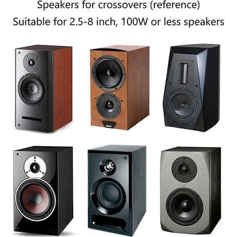 Répartiteur audio 2 voies réglable avec diviseur de fréquence, adapté aux enceintes haut de gamme. (1/4)