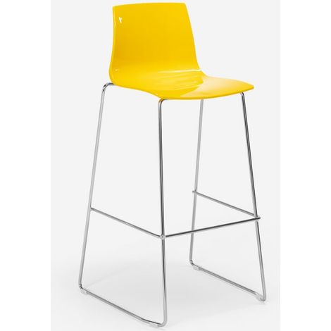 Grand Soleil Küchenbarhocker 74 cm Design Imola Slitta - Gelb
