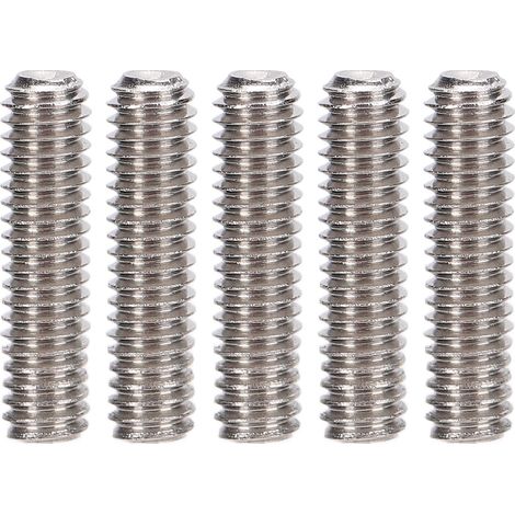 Assortiment de 50 vis sans tête A2-70 en inox, dimensions M2.5x10 pour assemblage précis (1/5)