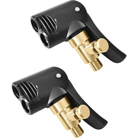 Two-part bicycle valve kit – quick-release inflation/deflation valve – compatible with many bicycle models (1/5)