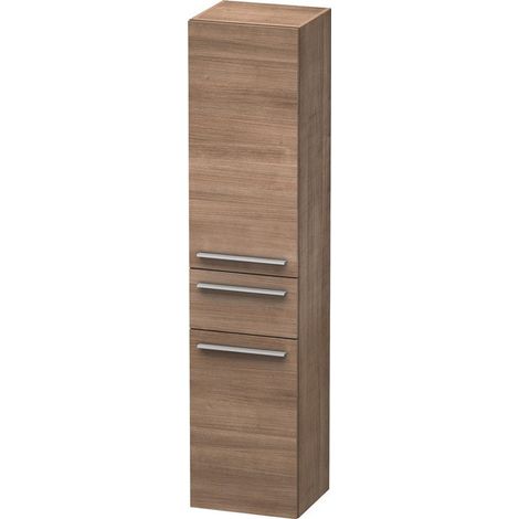 Mobile alto Duravit X-Large 1131, 2 ante in legno, 1 cassetto centrale, cerniera sinistra, 400 mm, Colore (anteriore/corpo): Ciliegio del Ticino - XL1131L7373