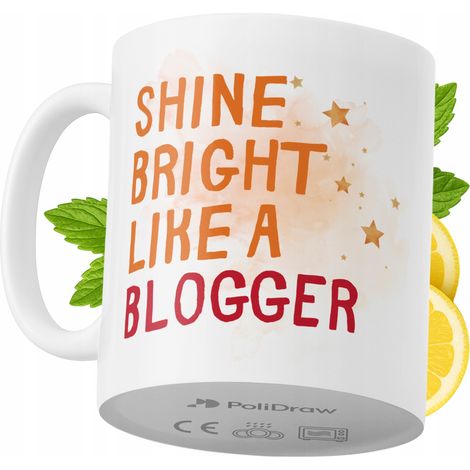 Lustiger Kaffee- oder Teebecher für Blogger mit witzigem Textdesign – ideal für Geburtstage, Namenstage, Feiertage und besondere Anlässe. Hochwertiger Becher für Zuhause, Büro und Arbeit. Farbe: Weiß,