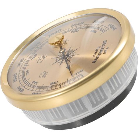 Einstellbares 3 in 1 Barometer für Zuhause aus Metall und