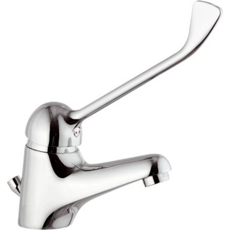MISCELATORE MONOCOMANDO LAVABO CON LEVA CLINICA EPIC Cromo