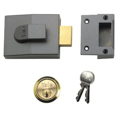 Yale Locks 82 Deadbolt Nightlatch 60mm Backset DMG Finish Box